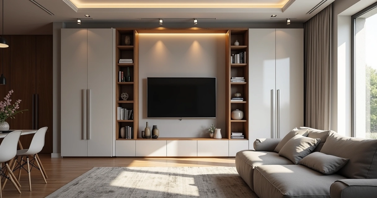Vários produtos eletrônicos, vestuário e itens para casa sobre mesa branca organizada