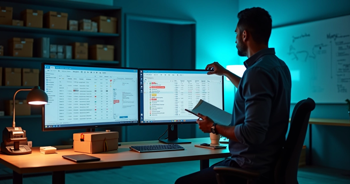 Gestor de marketplace vendo alertas de dados trocados em painel de integrações