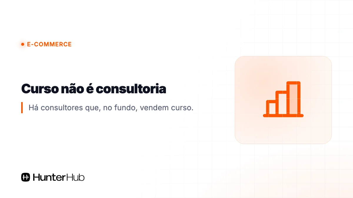 Curso não é consultoria