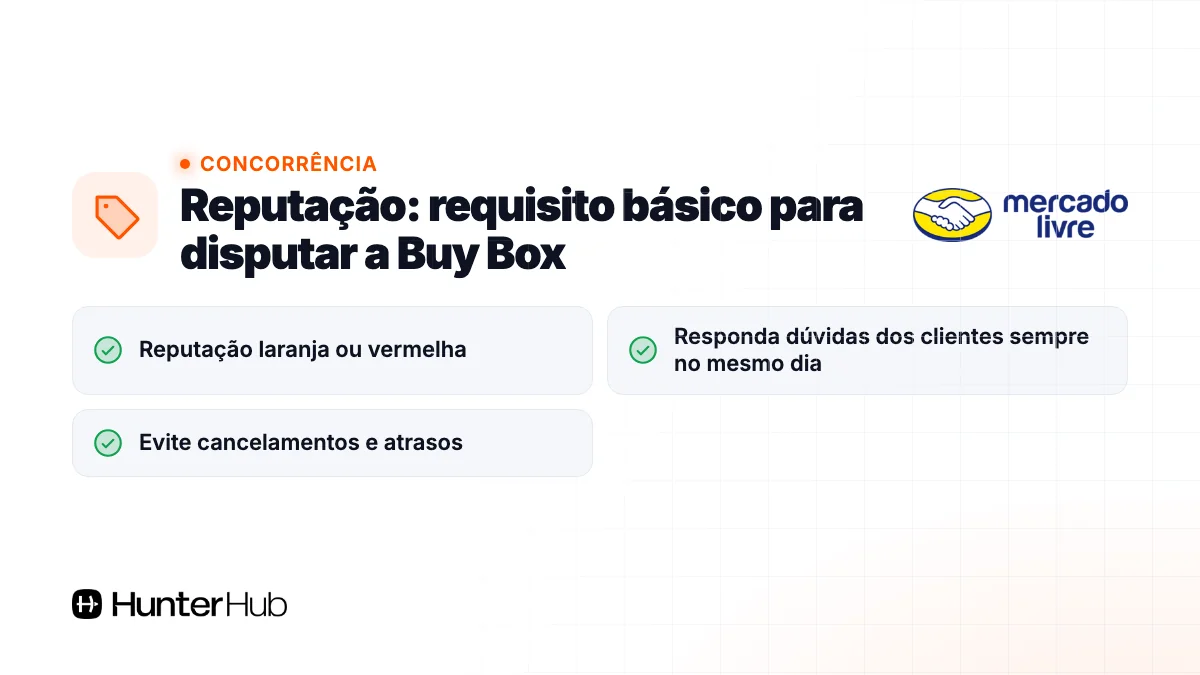 Reputação: requisito básico para disputar a Buy Box