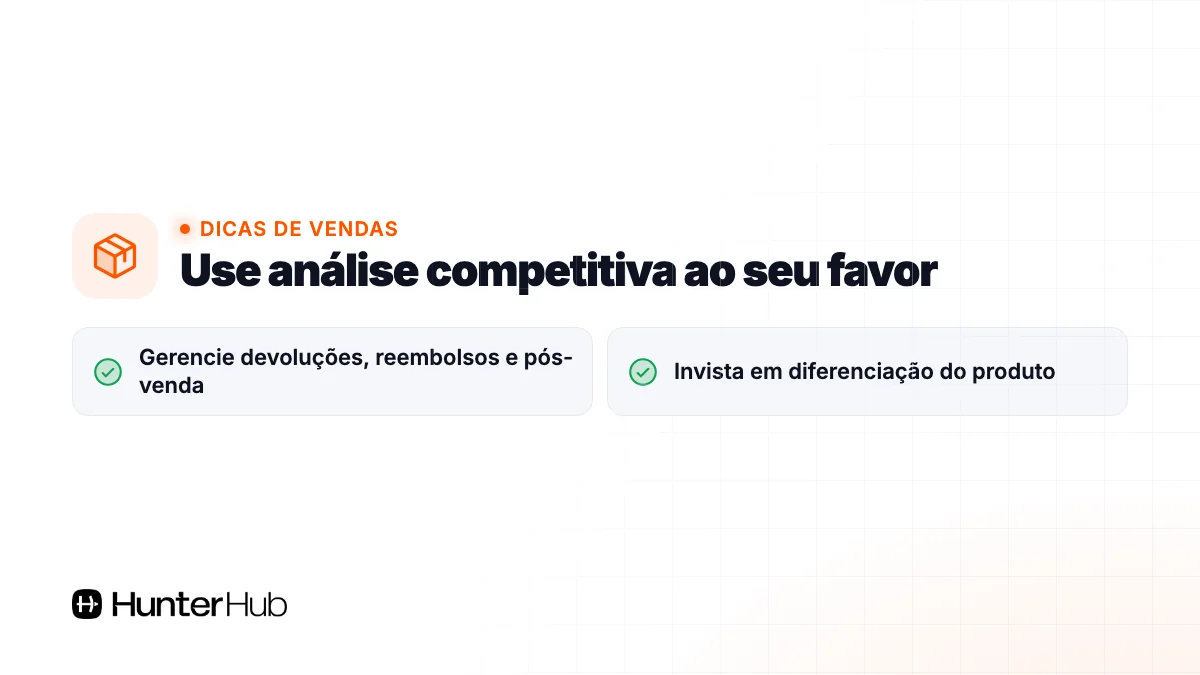 Use análise competitiva ao seu favor