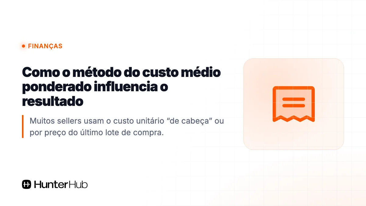 Como o método do custo médio ponderado influencia o resultado