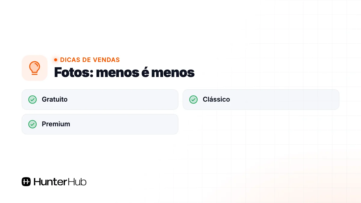 Fotos: menos é menos
