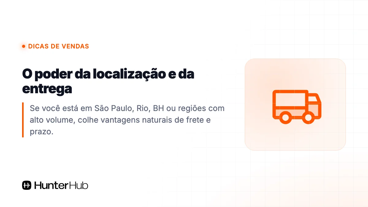 O poder da localização e da entrega