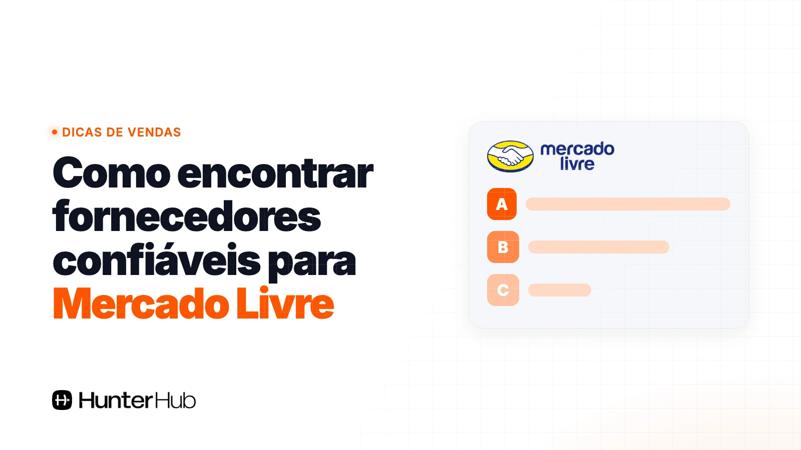 Como encontrar fornecedores confiáveis para Mercado Livre