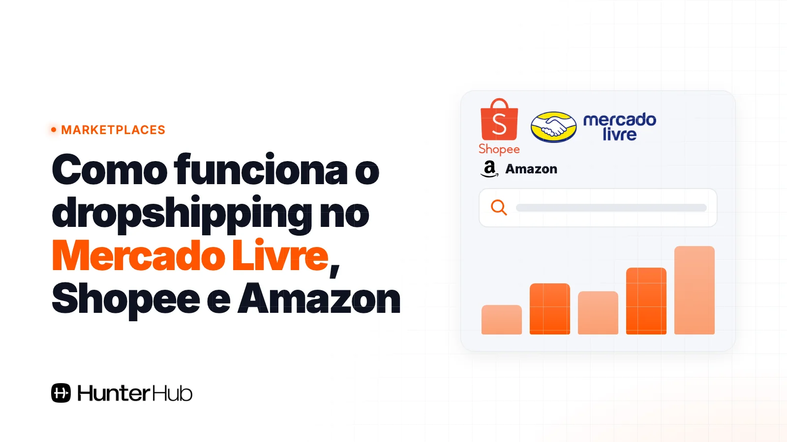 Como funciona o dropshipping no Mercado Livre, Shopee e Amazon