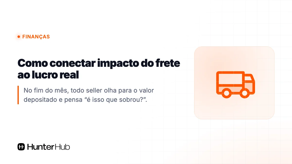 Como conectar impacto do frete ao lucro real