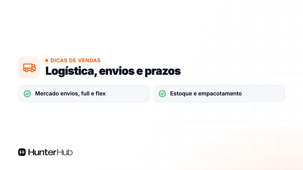 Logística, envios e prazos