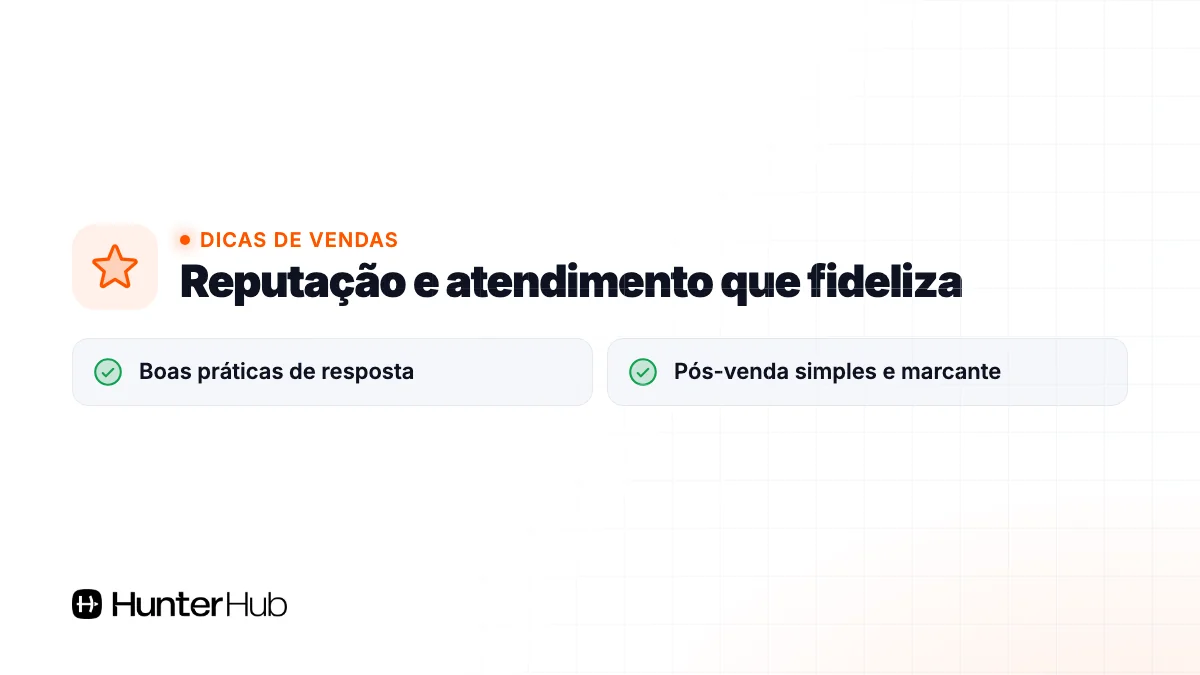 Reputação e atendimento que fideliza