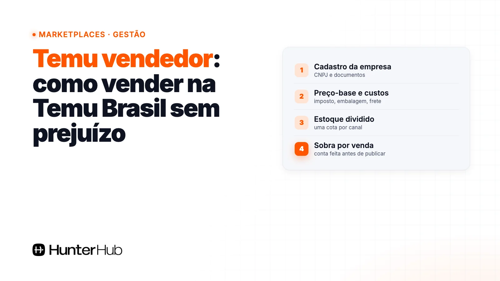 Temu vendedor: etapas para vender na Temu Brasil, do cadastro da empresa à conta da sobra por venda