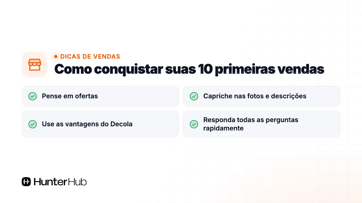 Como conquistar suas 10 primeiras vendas