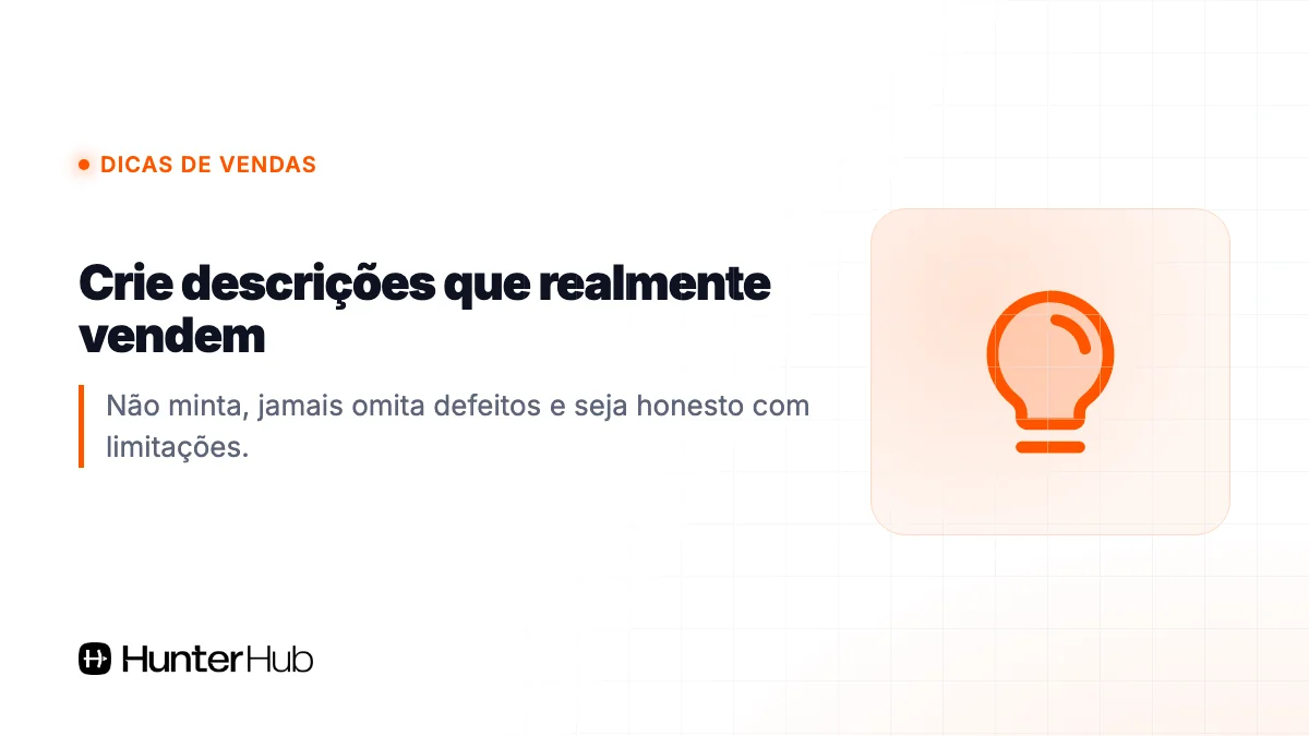 4. Crie descrições que realmente vendem