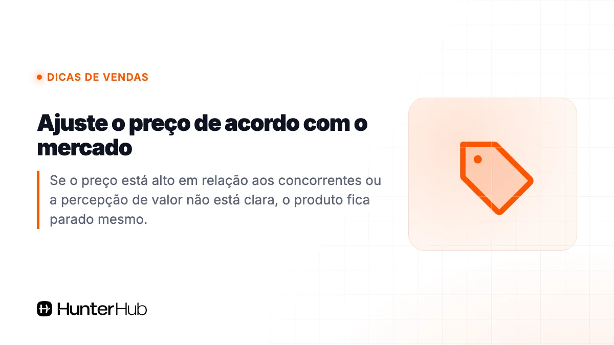2. Ajuste o preço de acordo com o mercado