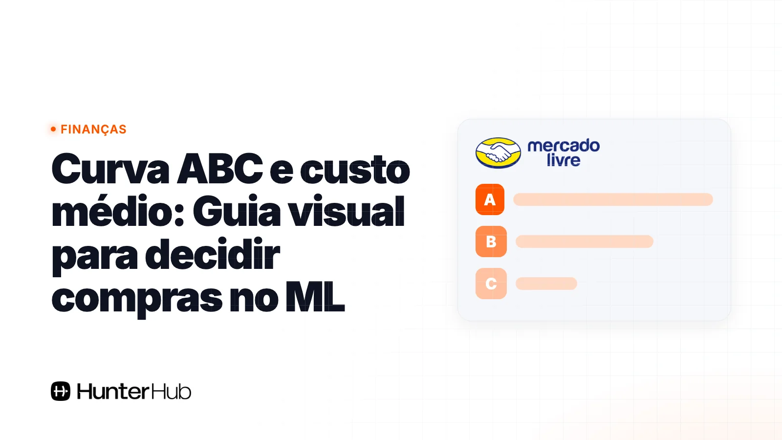 Curva ABC e custo médio: Guia visual para decidir compras no ML