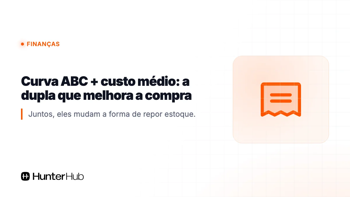 Curva ABC + custo médio: a dupla que melhora a compra