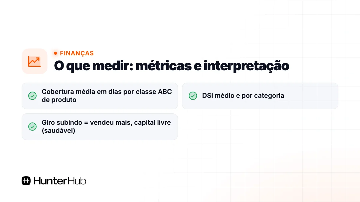 O que medir: métricas e interpretação
