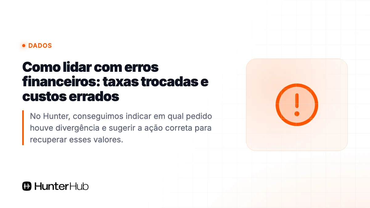 Como lidar com erros financeiros: taxas trocadas e custos errados