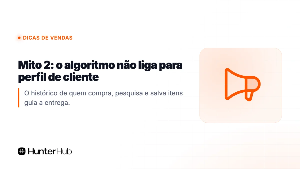 Mito 2: o algoritmo não liga para perfil de cliente