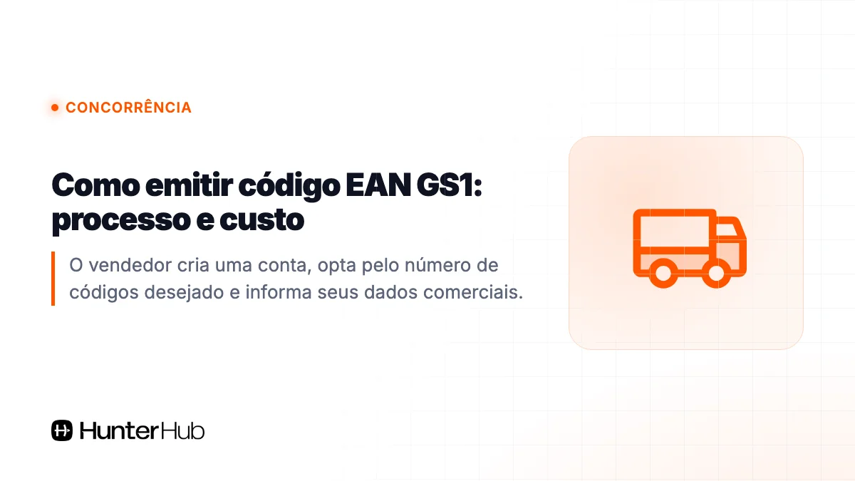 Como emitir código EAN GS1: processo e custo