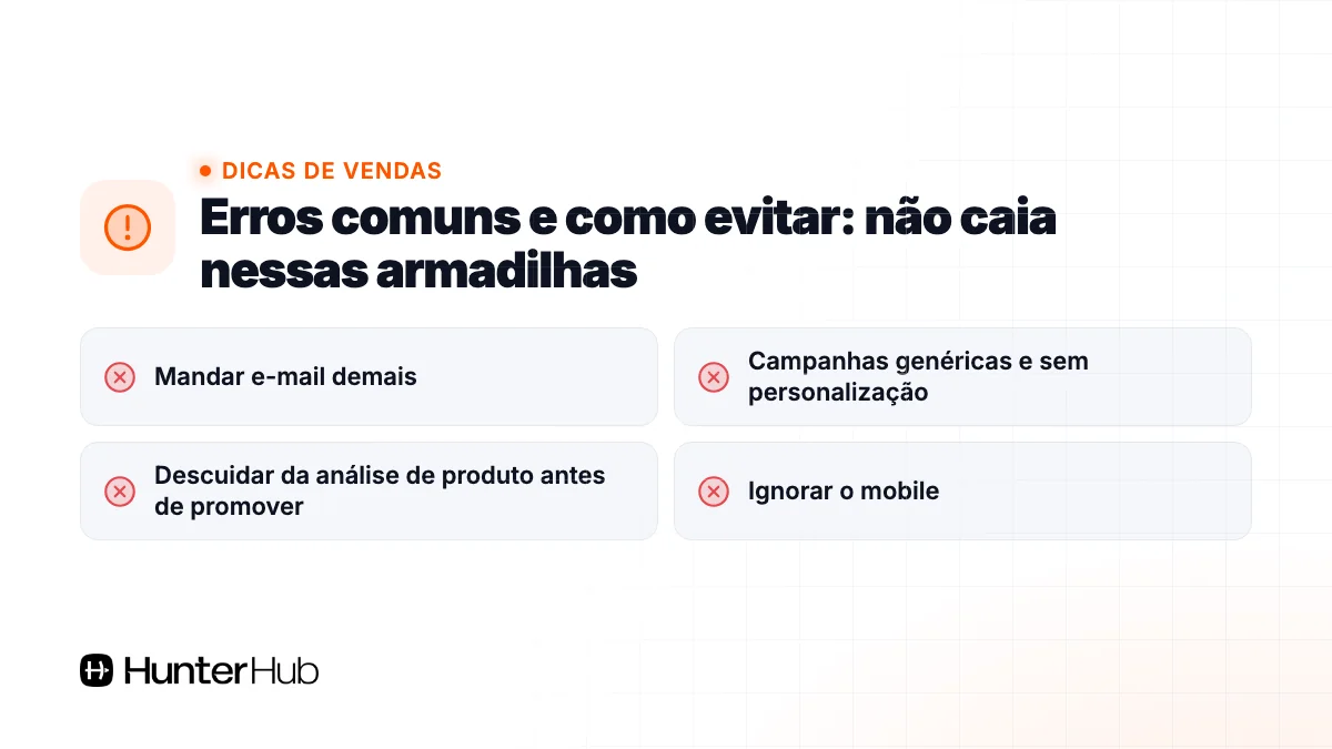 Erros comuns e como evitar: não caia nessas armadilhas