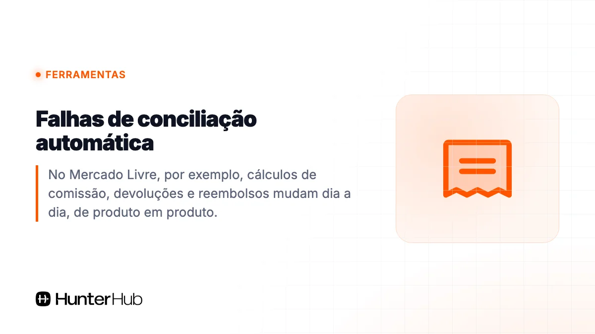 2. Falhas de conciliação automática