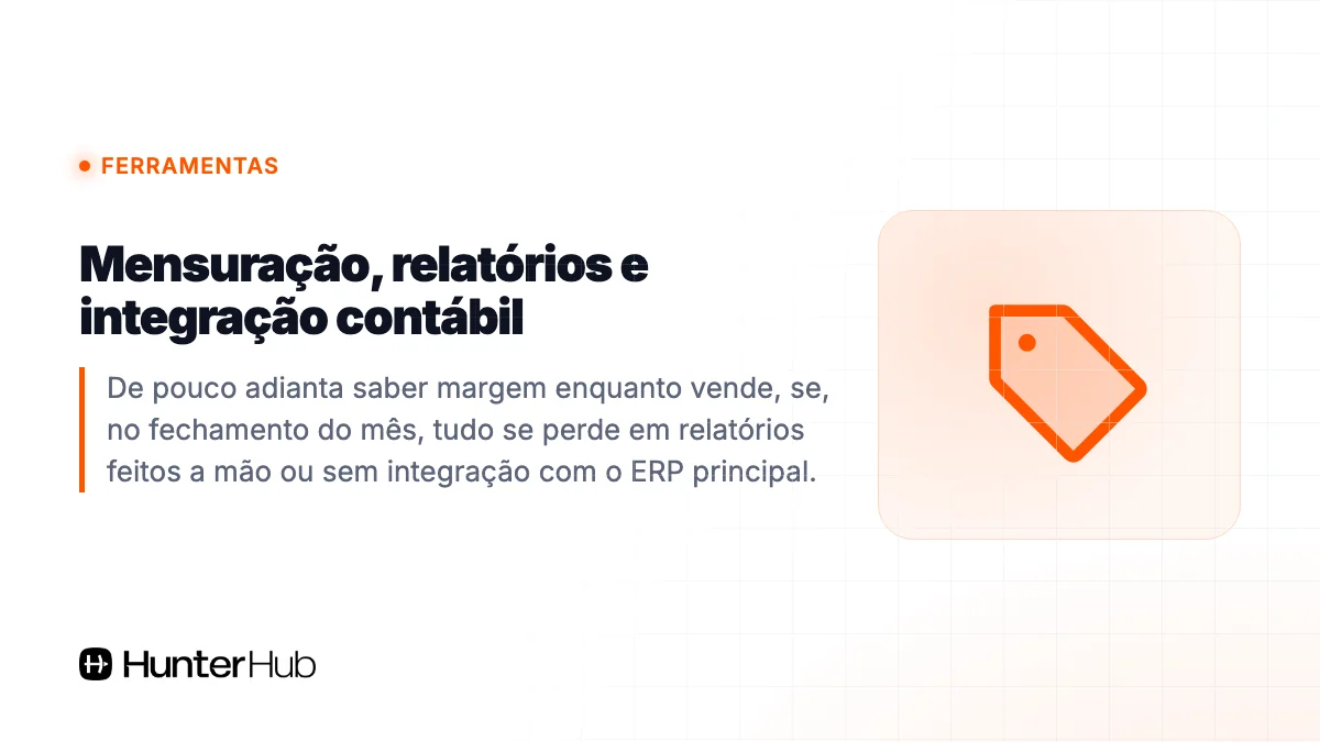 Mensuração, relatórios e integração contábil