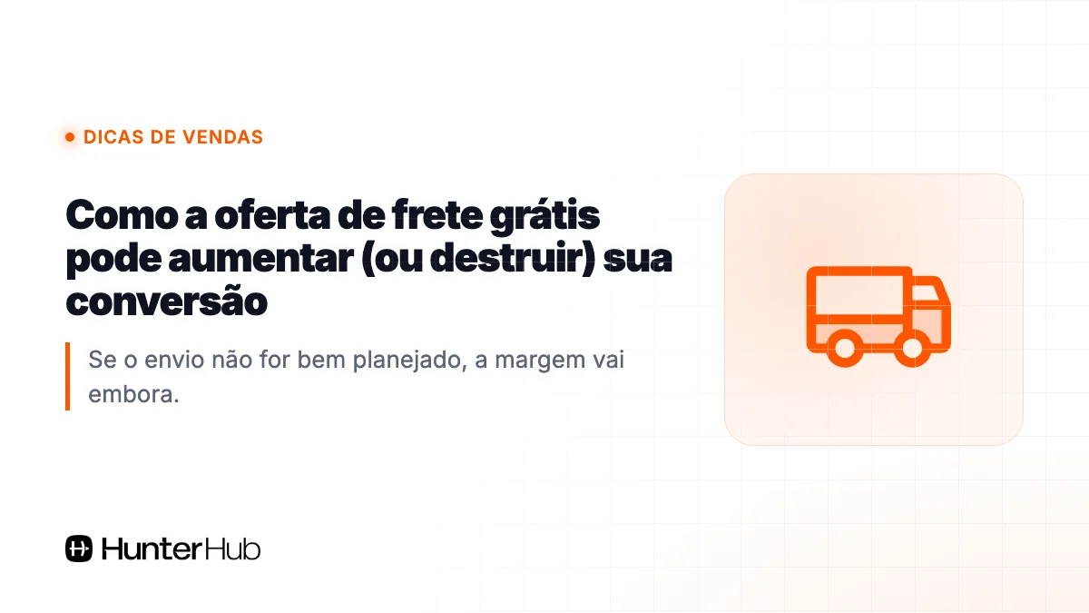Como a oferta de frete grátis pode aumentar (ou destruir) sua conversão