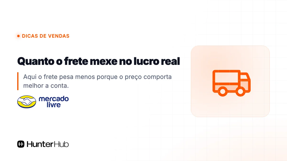 Quanto o frete mexe no lucro real