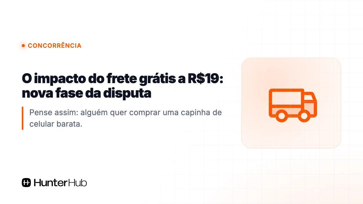 O impacto do frete grátis a R$19: nova fase da disputa