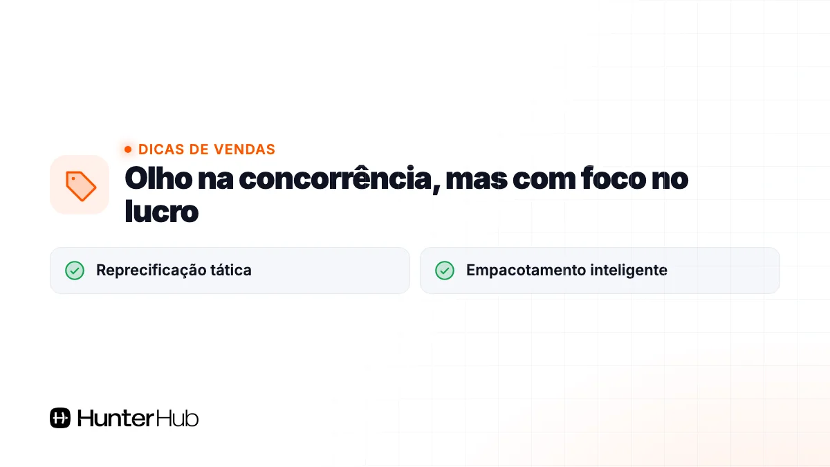 Olho na concorrência, mas com foco no lucro