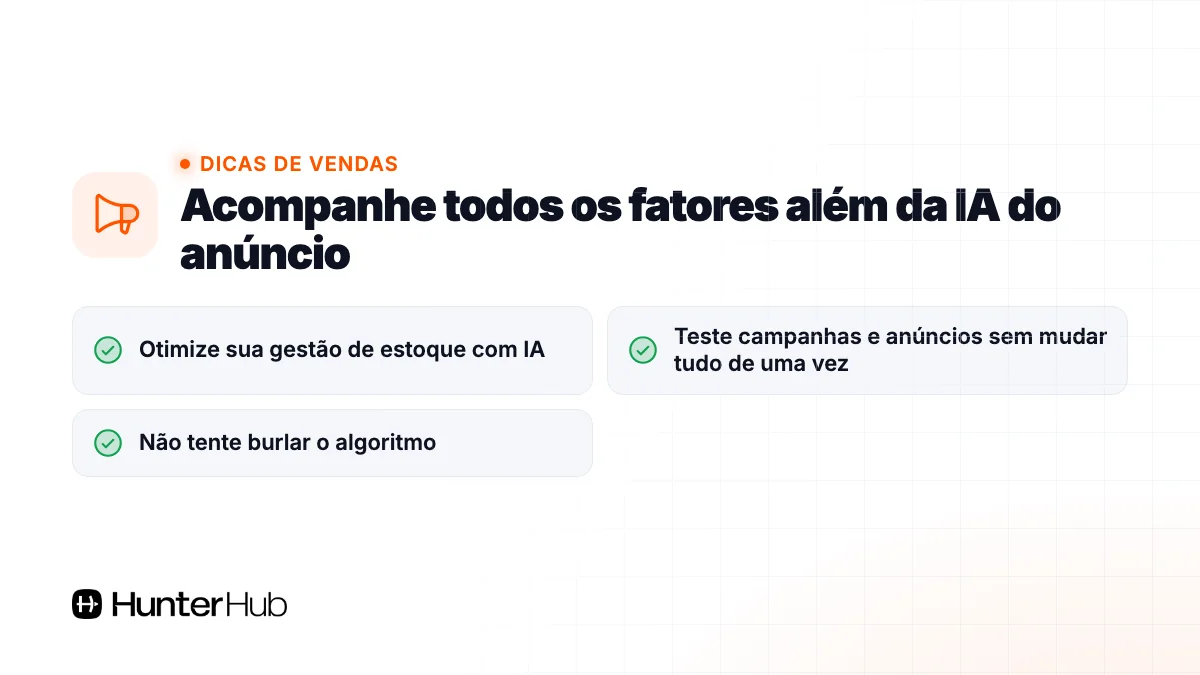 6. Acompanhe todos os fatores além da IA do anúncio