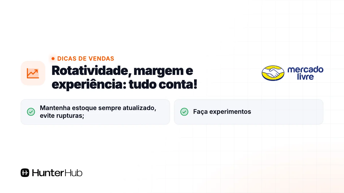 Rotatividade, margem e experiência: tudo conta!