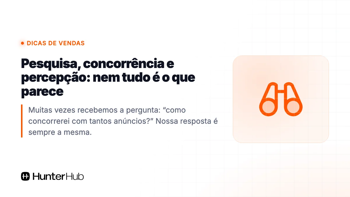 Pesquisa, concorrência e percepção: nem tudo é o que parece