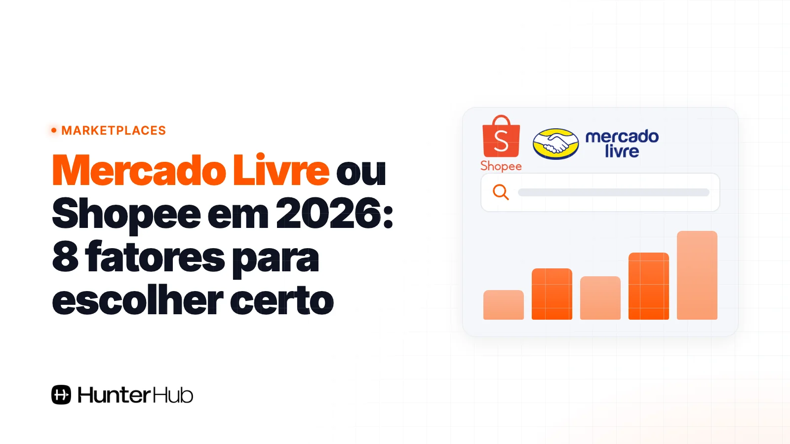 Mercado Livre ou Shopee em 2026: 8 fatores para escolher certo