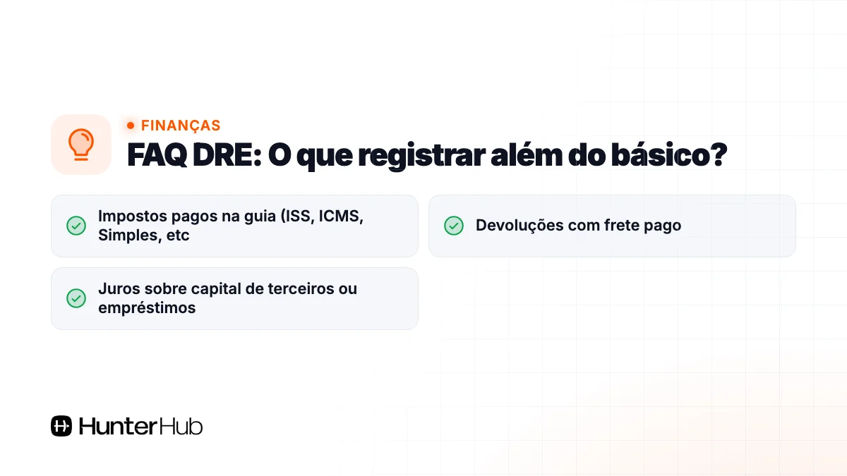 FAQ DRE: O que registrar além do básico?