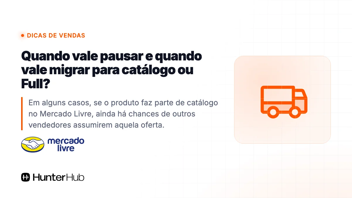 Quando vale pausar e quando vale migrar para catálogo ou Full?