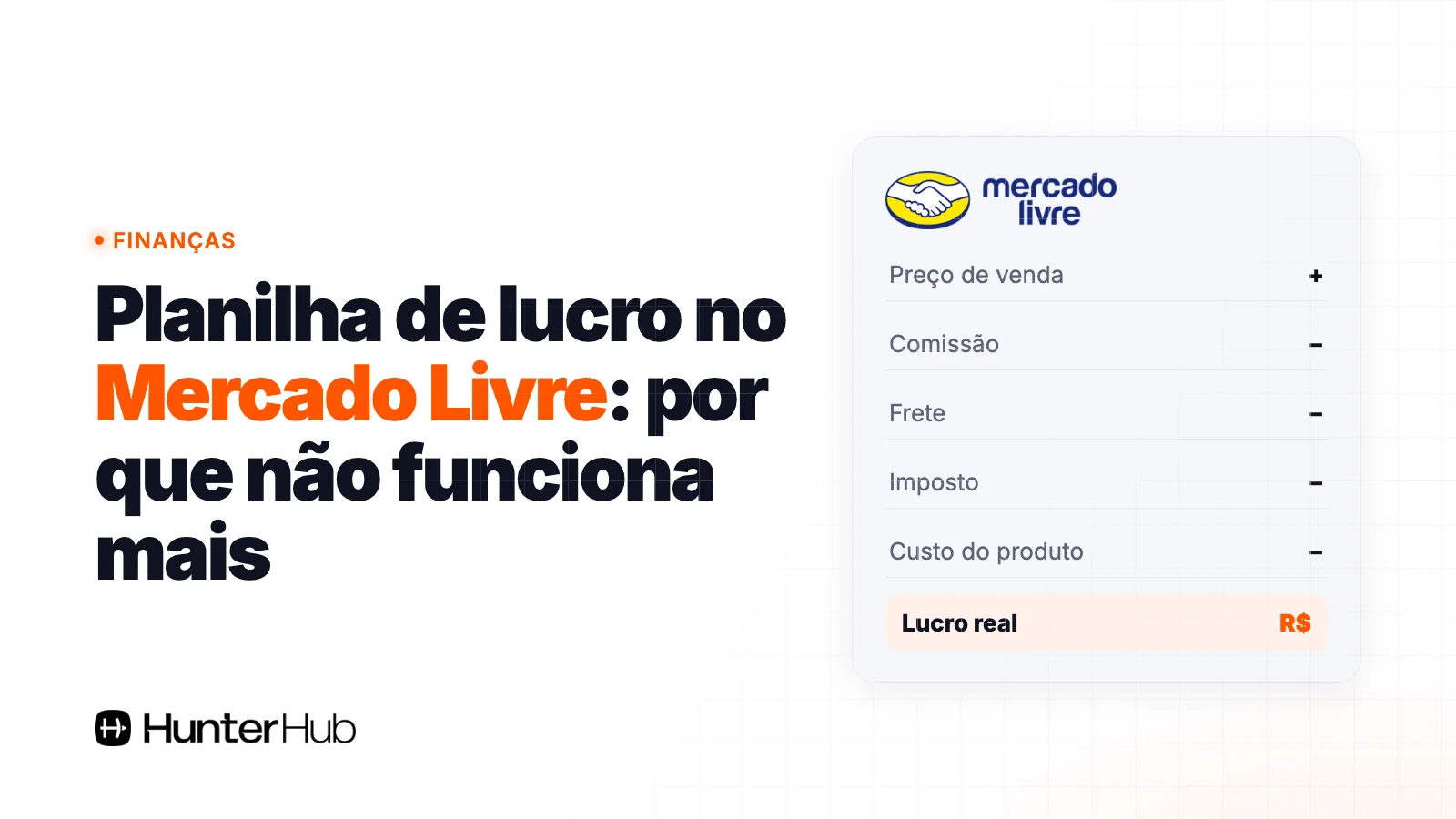Planilha de lucro no Mercado Livre: por que não funciona mais