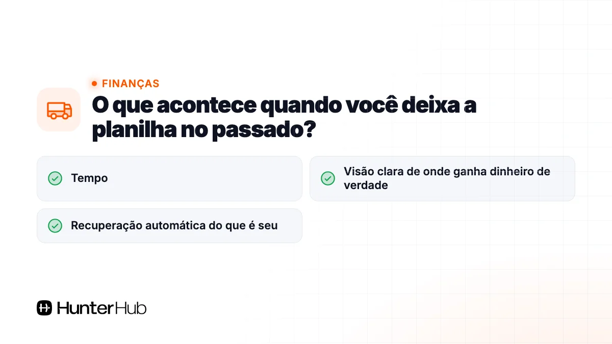 O que acontece quando você deixa a planilha no passado?