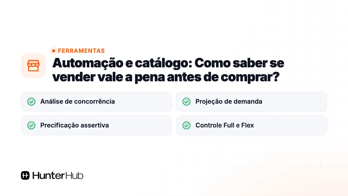Automação e catálogo: Como saber se vender vale a pena antes de comprar?