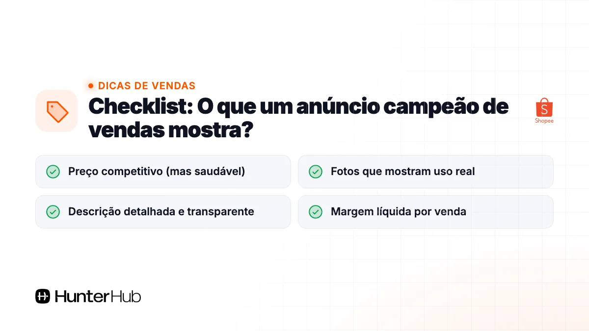 Checklist: O que um anúncio campeão de vendas mostra?