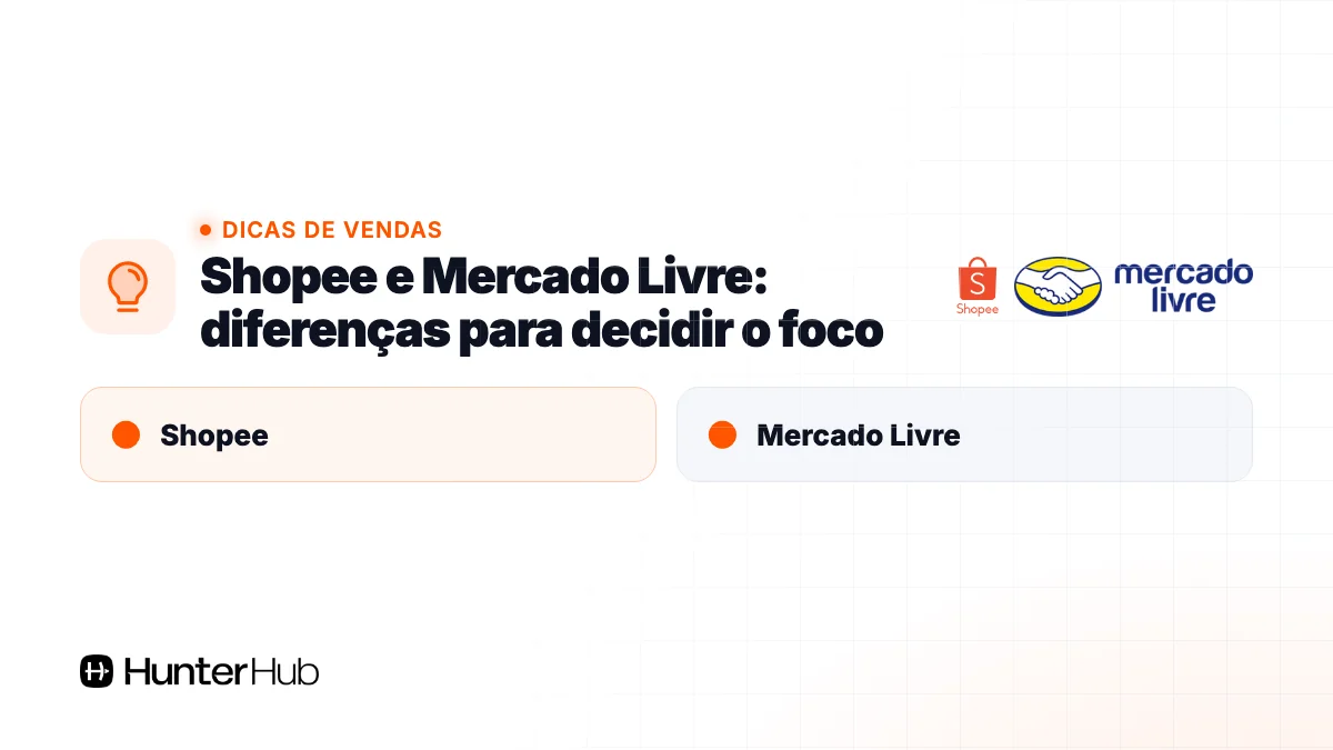 Shopee e Mercado Livre: diferenças para decidir o foco