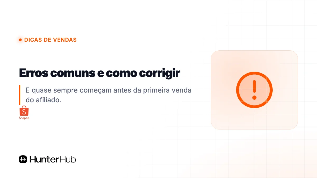 Erros comuns e como corrigir