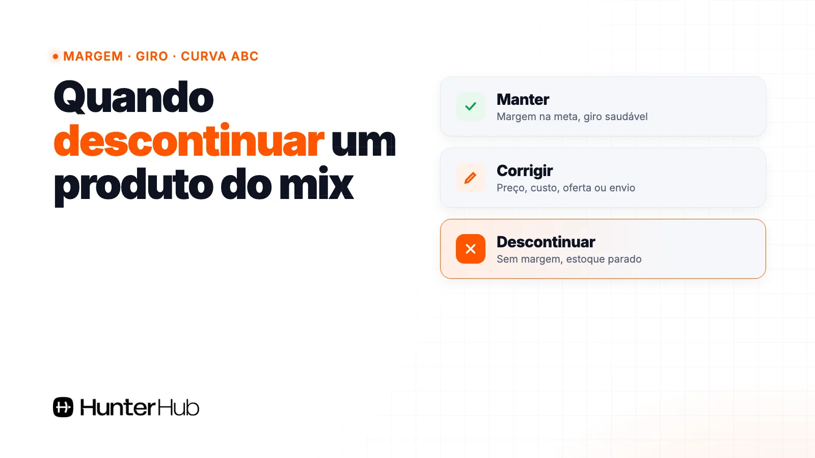 Quando descontinuar um produto do mix de produtos: manter, corrigir ou descontinuar