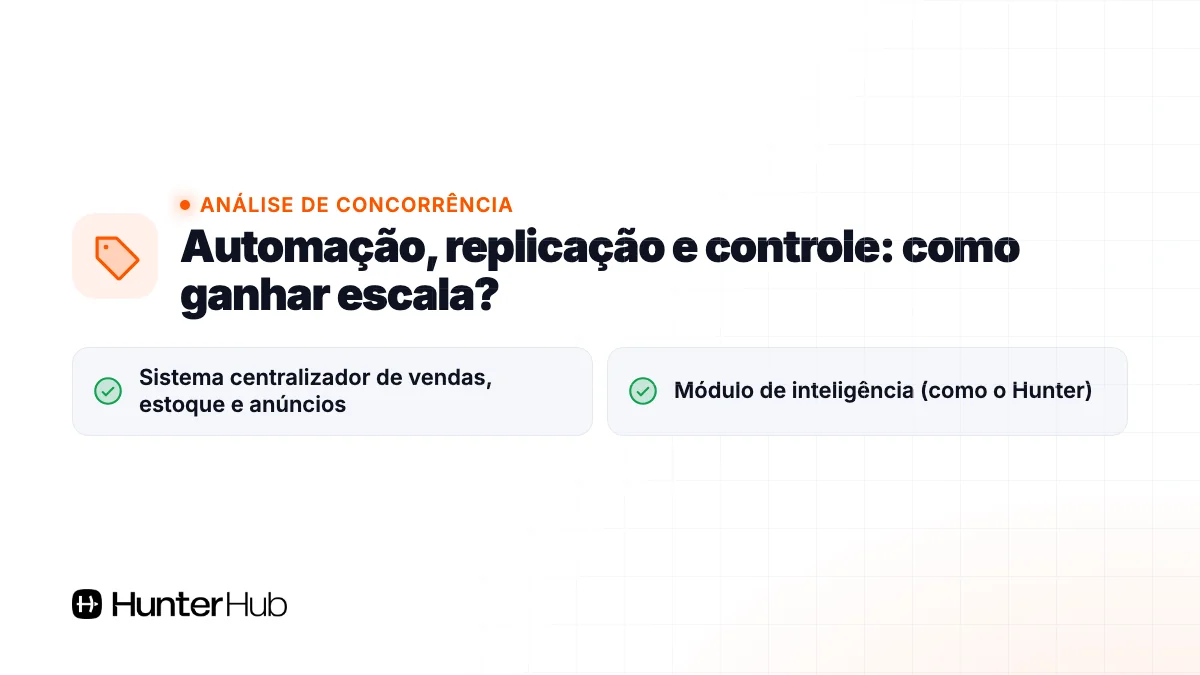 Automação, replicação e controle: como ganhar escala?