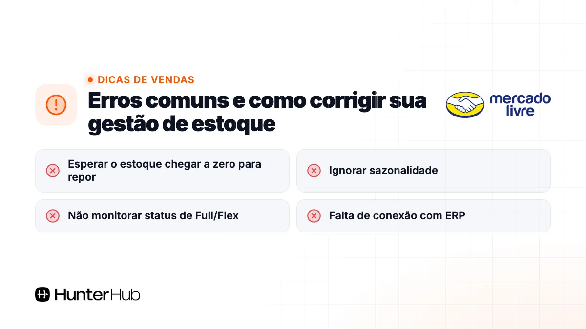 Erros comuns e como corrigir sua gestão de estoque
