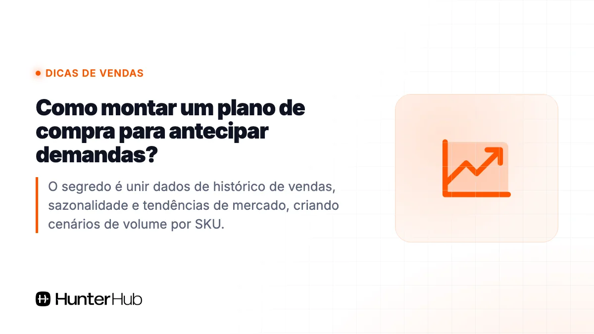 Como montar um plano de compra para antecipar demandas?
