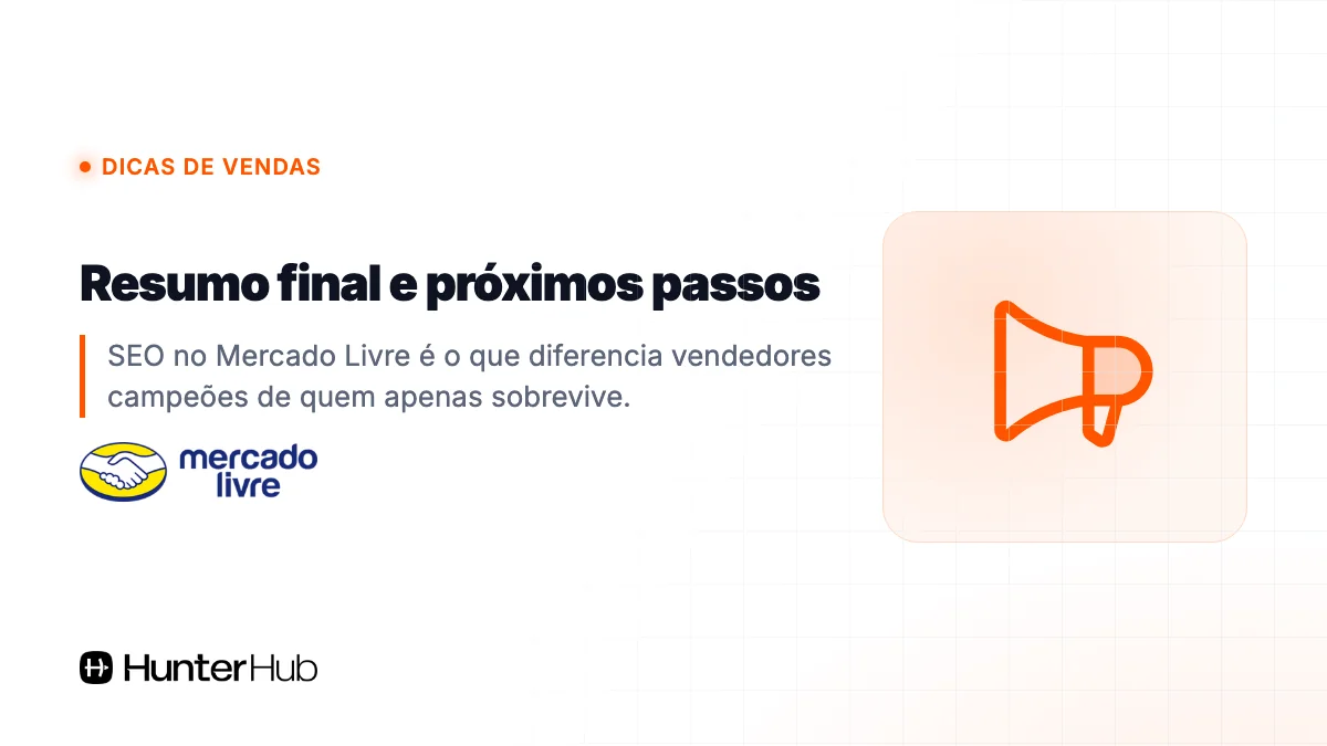 Resumo final e próximos passos