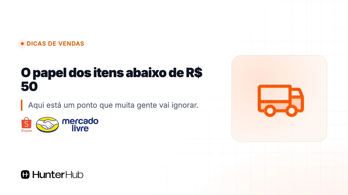 O papel dos itens abaixo de R$ 50