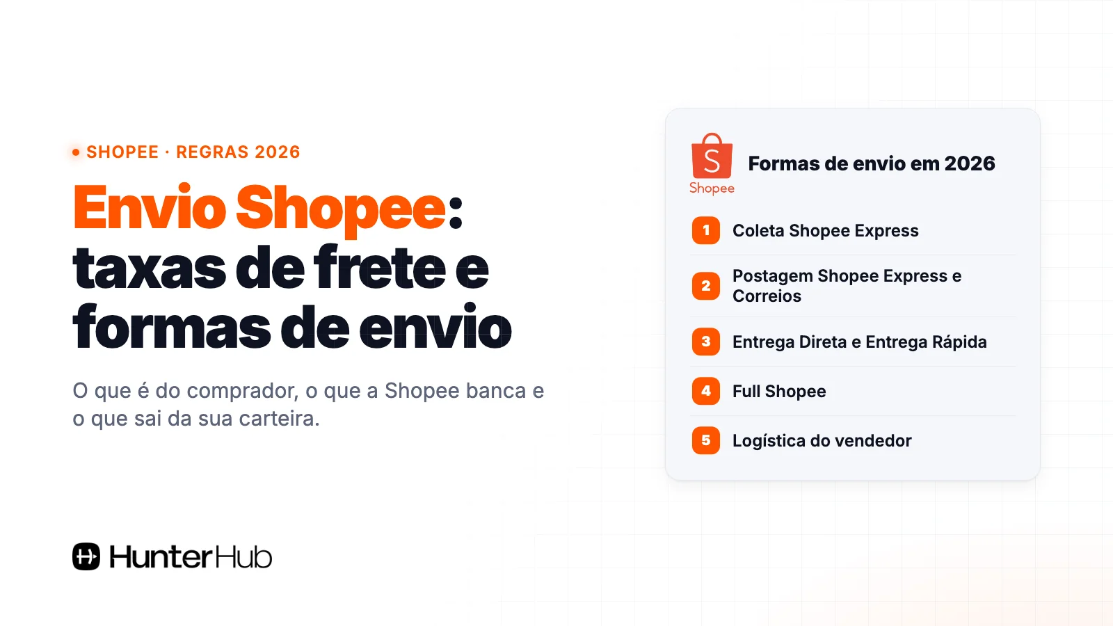 Envio Shopee 2026: taxas de frete e formas de envio do vendedor, da coleta ao Full